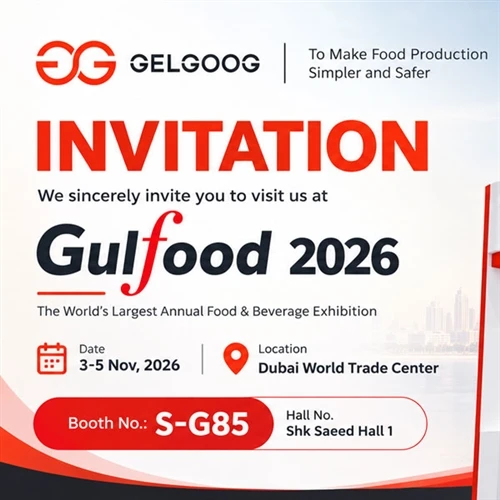 Ontmoet GELGOOG op Gulfood Manufacturing 2026 in Dubai